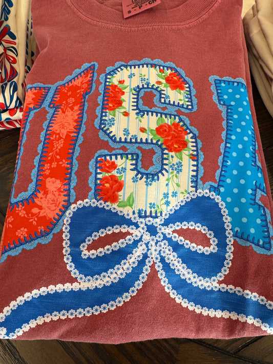 SBT-USA LACE PATRIOTIC SHIRT-JULY 4