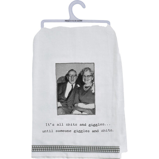 KITCHEN TOWEL - AND GIGGLES