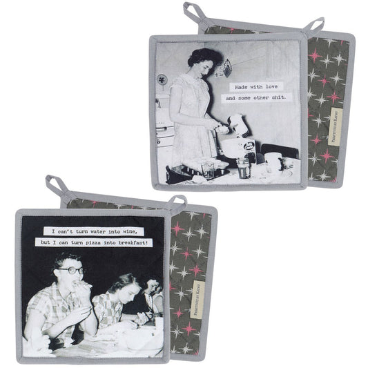 HOT PAD SET - MADE WITH LOVE