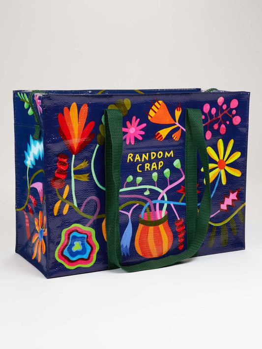 BLUE Q-RANDOM CRAP SHOULDER BAG