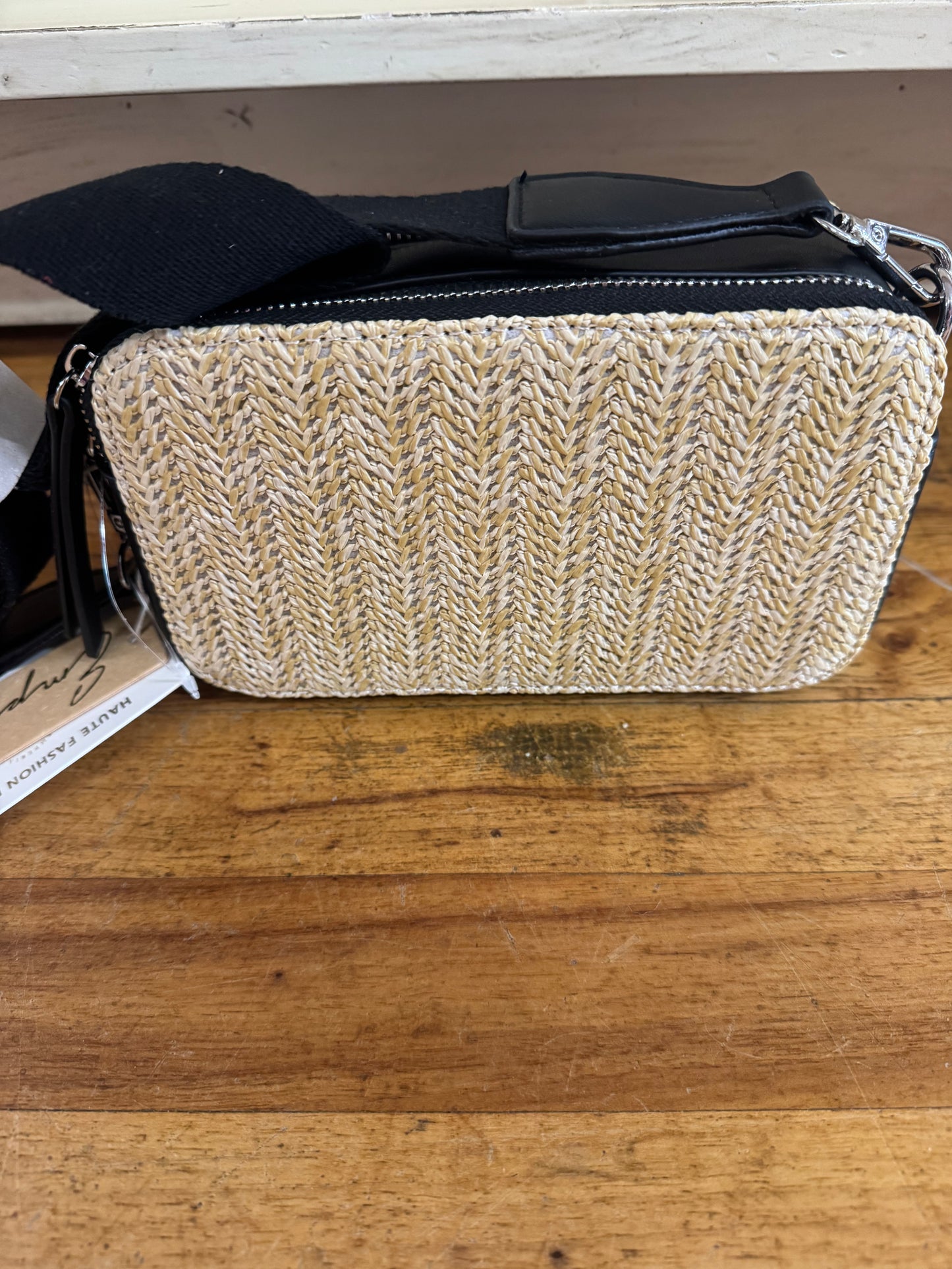 EMPERIA SMALL HANDBAG-TANW/ RATTAN-