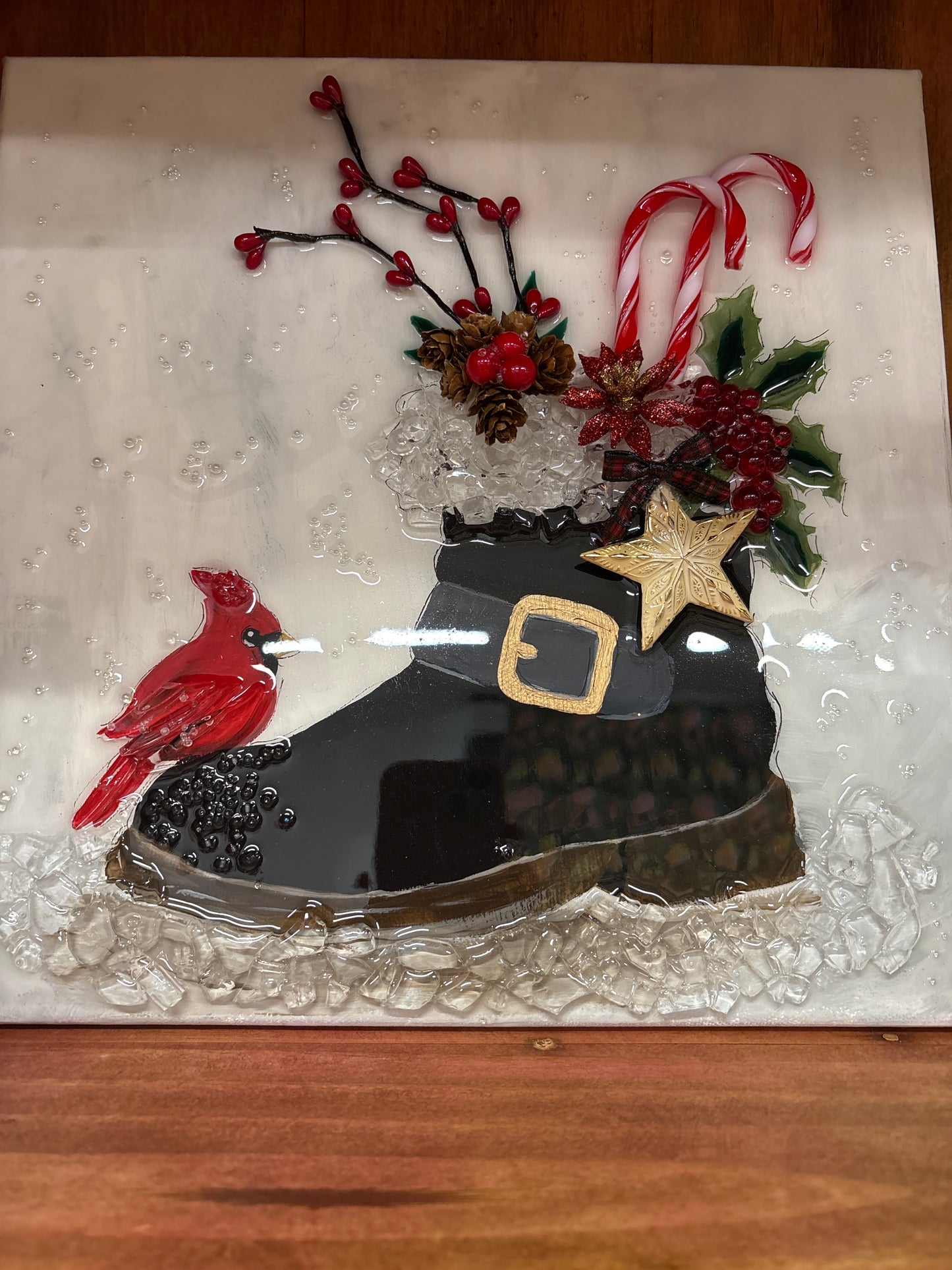 SISSY -12X12-CHRISTMAS BOOT