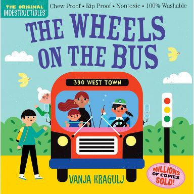 INDESTRUCTIBLES  CHILDREN BOOK/WHEELS ON THE BUS