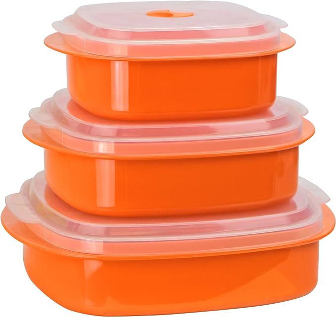 MICROWAVE COOKWARE/ORANGE