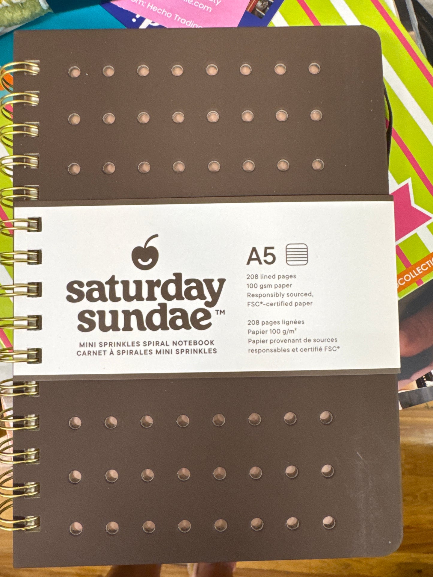 SATURDAY SUNDAE SPIRAL NOTEBOOK
