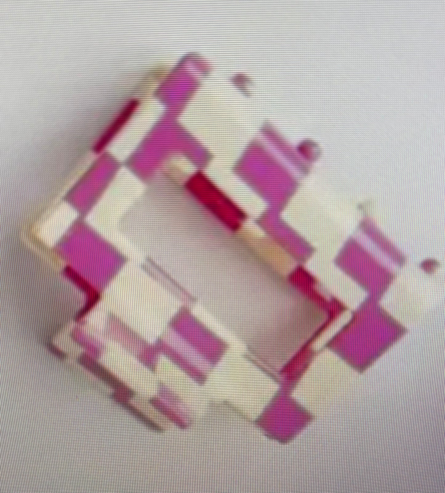 MILA & ROSE CHECKER CLAW CLIP