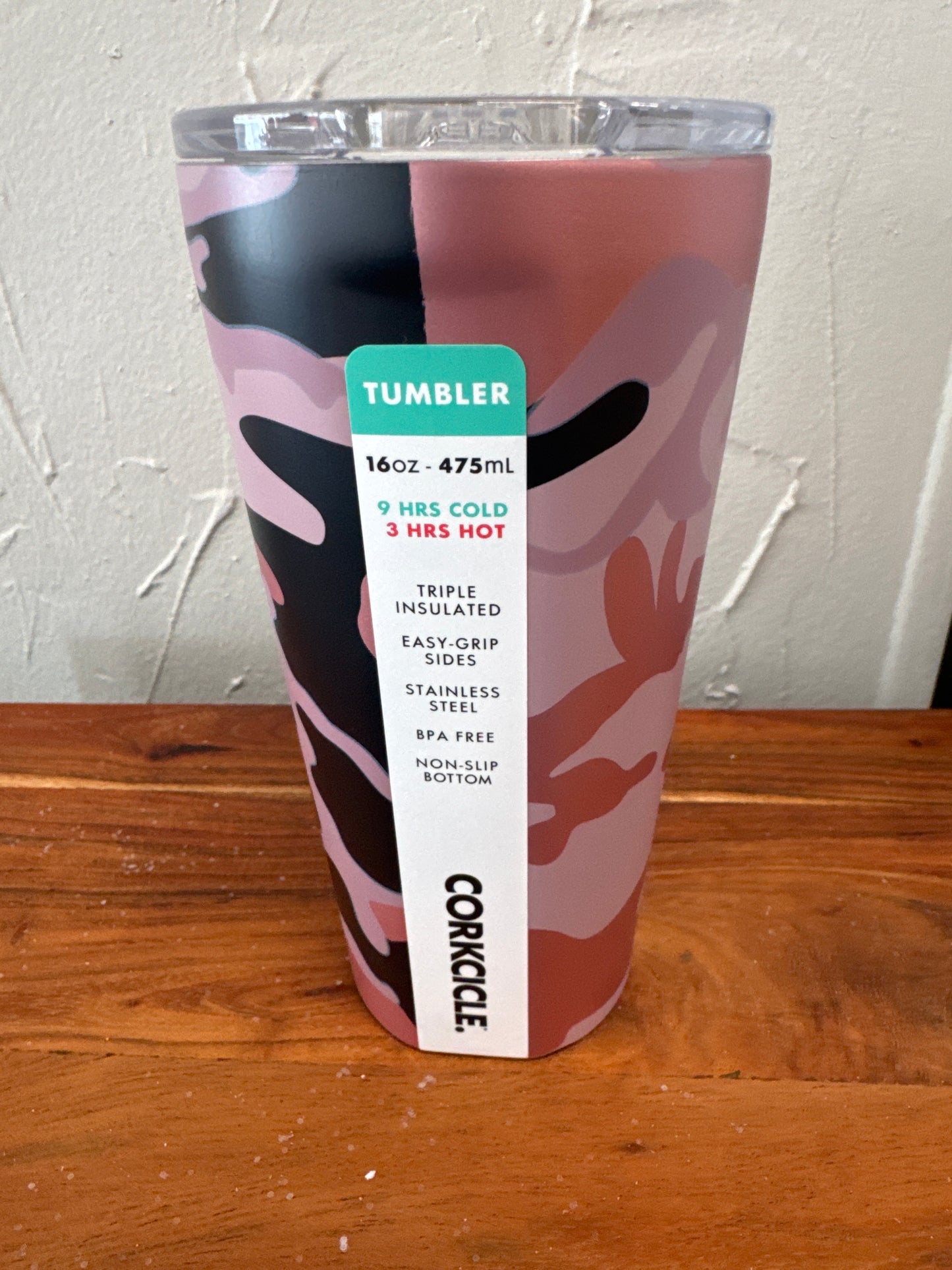 CORKCICLE TUMBLER/16 OZ/ROSE CAMO