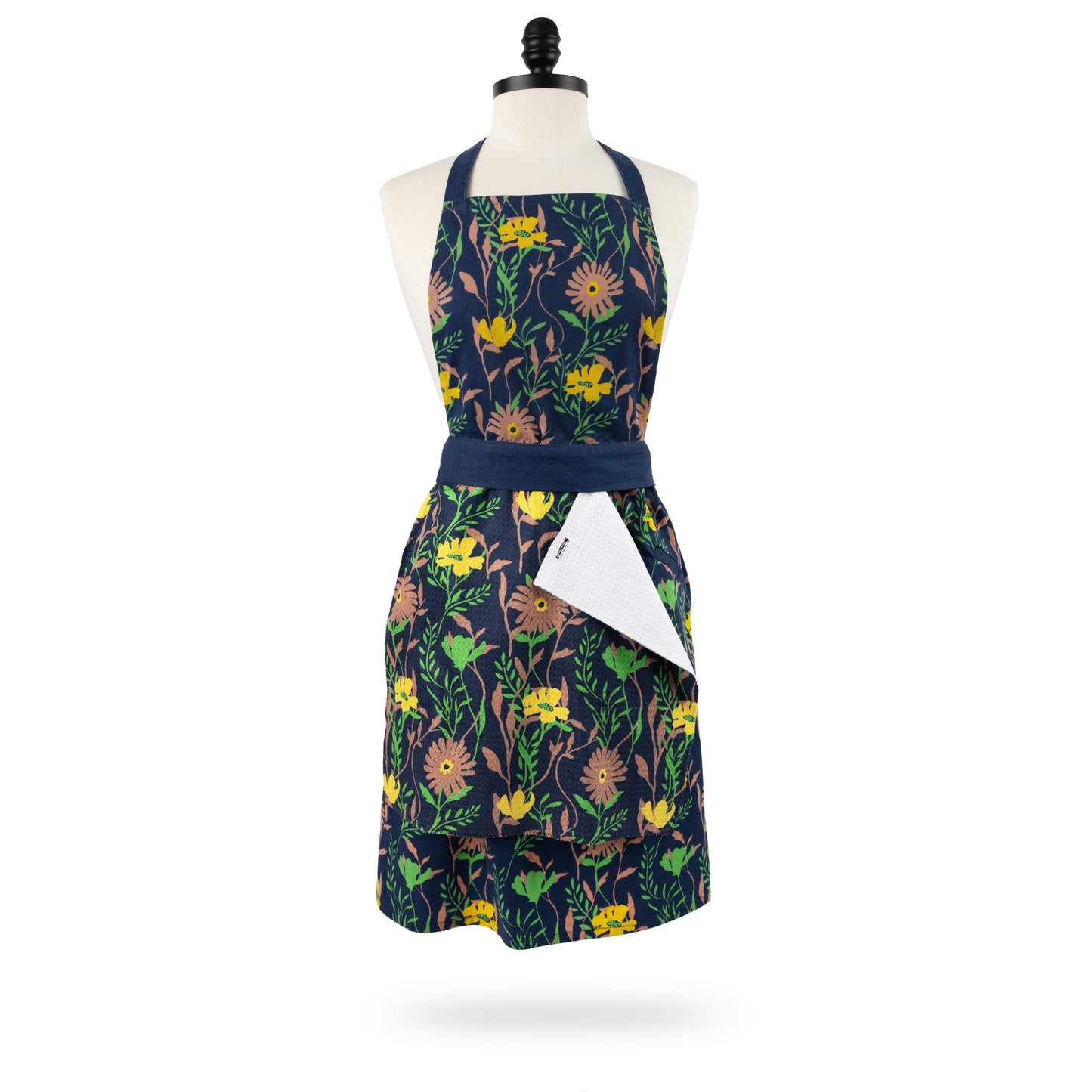 MU KITCHEN APRON & TOWEL-VINE FLORAL