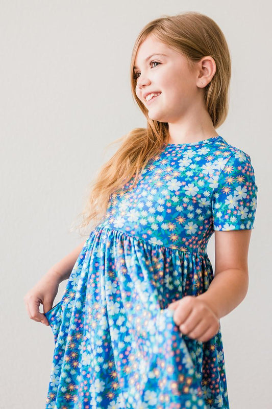 MILA & ROSE TWIRL DRESS - SPRING FLING