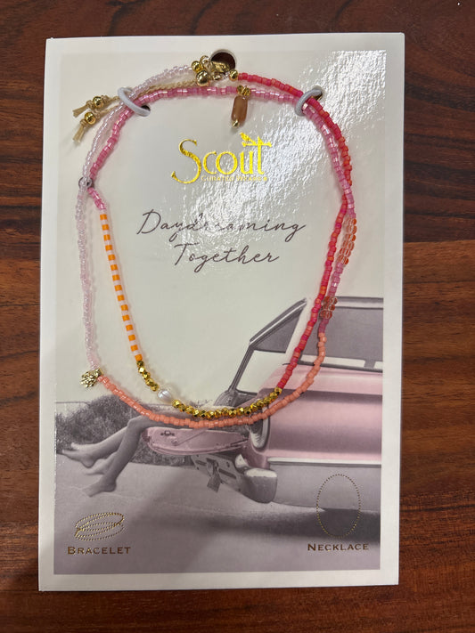 SCOUT MIXED MEDIA WRAP BR/NK-LOVE-RHODOC-GOLD