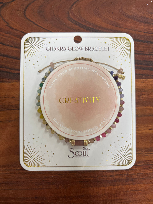 SCOUT CHAKRA GLOW BRACELET-FEEL FLOW-GOLD
