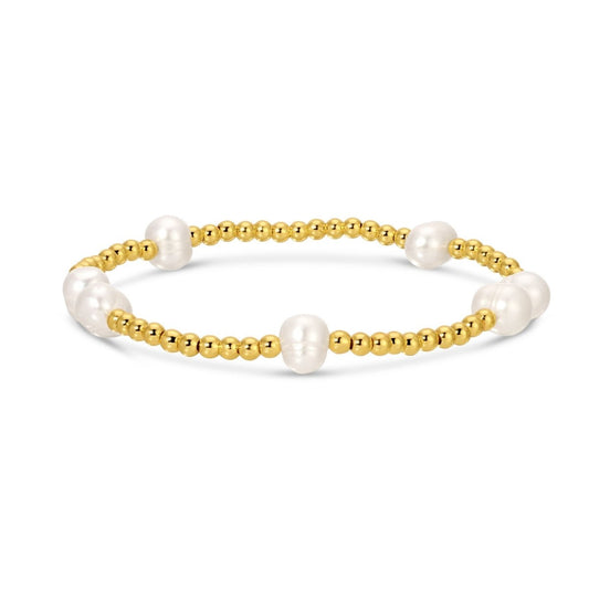 SPLENDID IRIS-3MM W/LARGE PEARL BRACELET