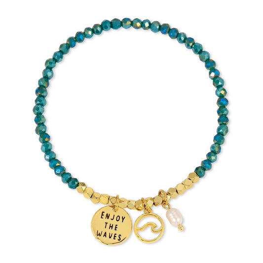SPLENDID IRIS- TEAL "BEACH GIRL" BRACELET