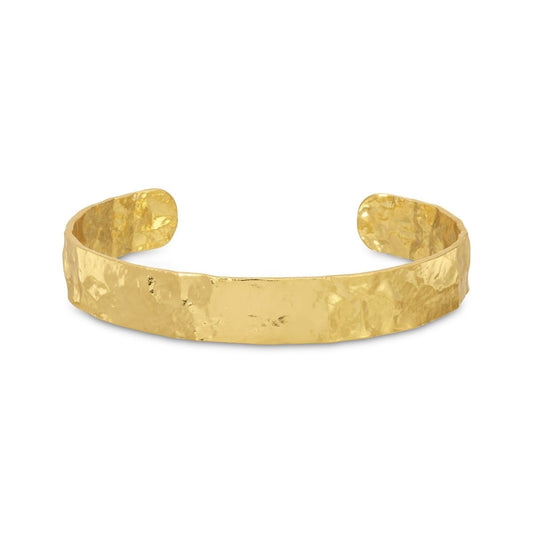 SPLENDID IRIS-TEXTURED CUFF BRACELET-GOLD