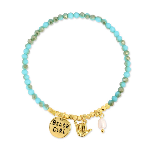 SPLENDID IRIS- LIGHT BLUE "BEACH GIRL" BRACELET