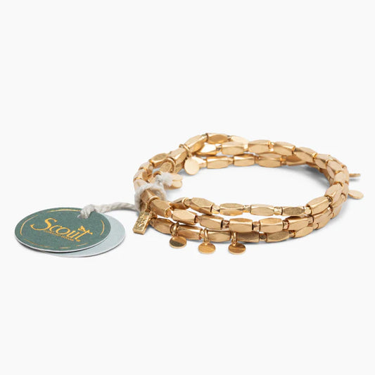 SCOUT-METAL WRAP-ICONIC/DISC/GOLD