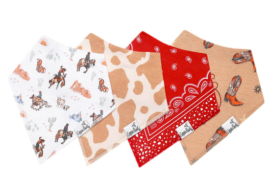 COPPER PEARL BANDANA BIB SET-BOONE