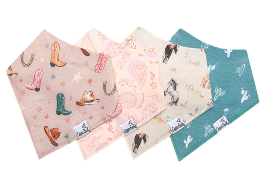 COPPER PEARL BANDANA BIB SET-CHEYENNE