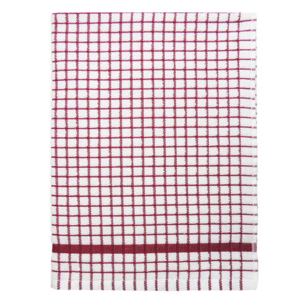 POLI DRI TEA TOWEL-BURGUNDY