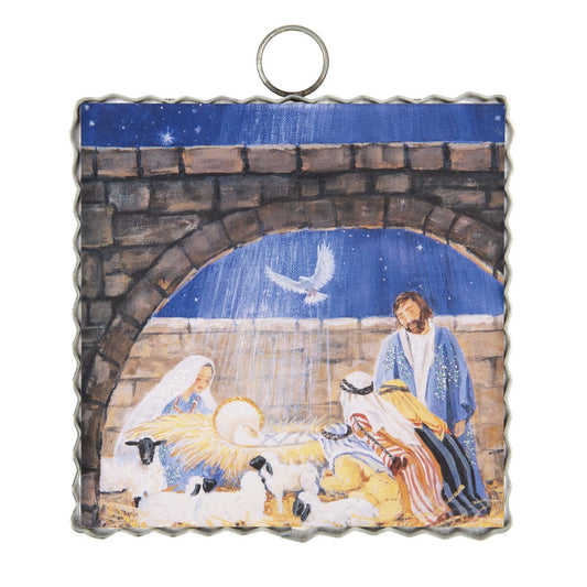 MINI GALLERY-STONE NATIVITY