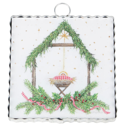 ROUND TOP-MINI GALLERY-GINGHAM KING