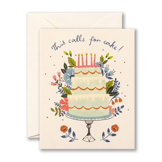 LM CARD-THIS CALLS FOR CAKE