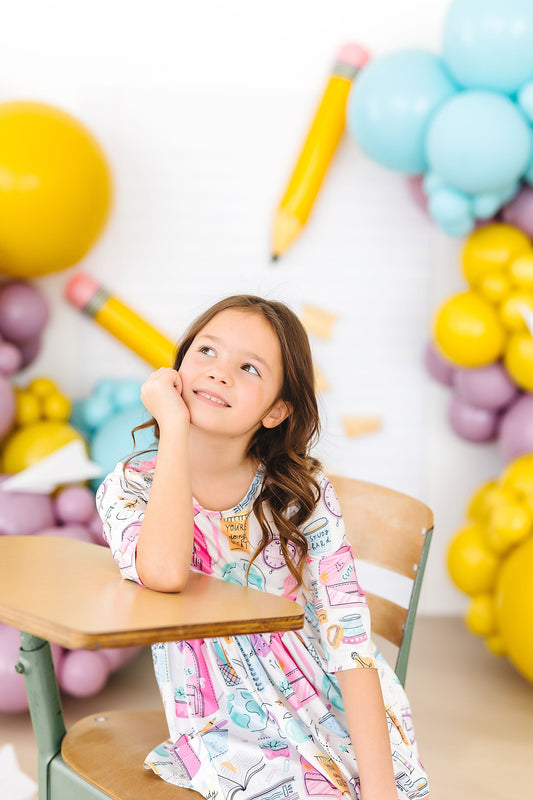 MILA & ROSE TWIRL DRESS-SCHOOL IS COOL