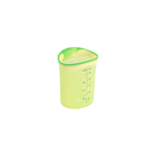 SILICONE MEASURING CUP SMALL/LIME