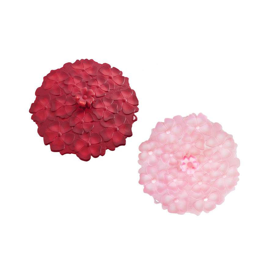 SILICONE DRINK COVER-GERANIUM