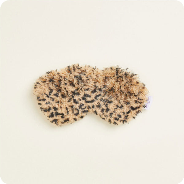 MARSHMALLOW-LEOPARD WARMIES EYE MASK