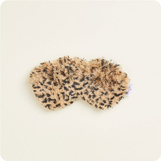 MARSHMALLOW-LEOPARD WARMIES EYE MASK