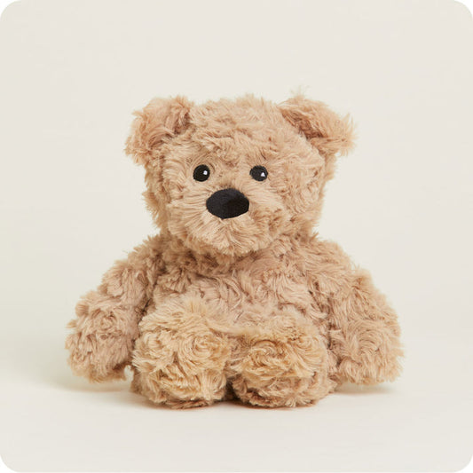 WARMIE JR-BROWN CURLY BEAR