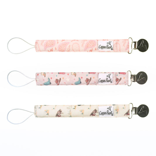 COPPER PEARL BINKY CLIP SET-CHEYENNE