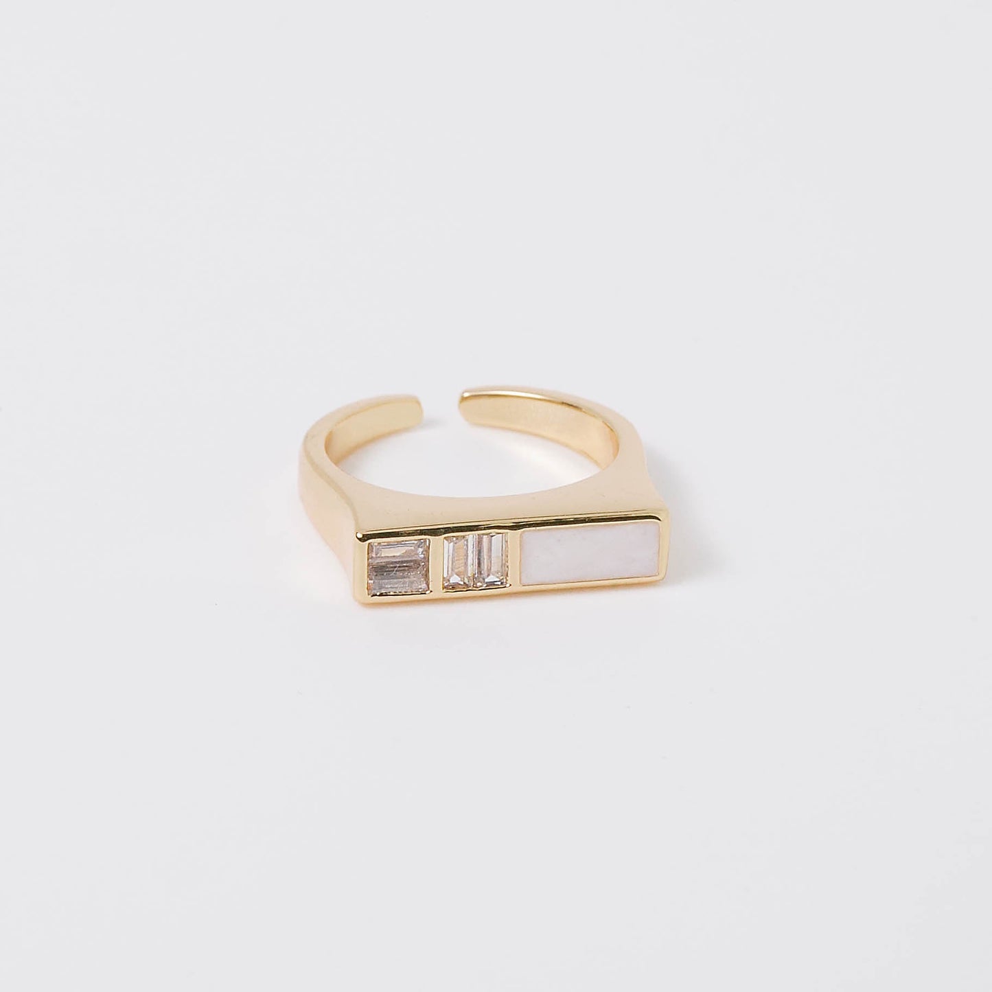 COASTAL GRIT SAN CLEMENTE RING- WHITE
