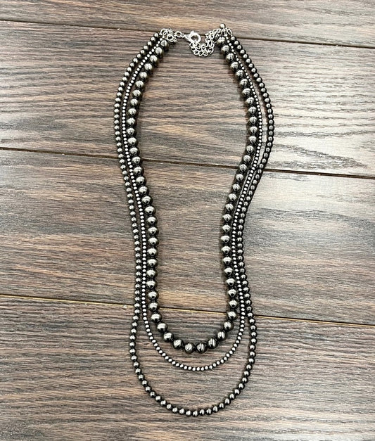 ISAC POLISHED NAVAJO PEARL NECKLACE