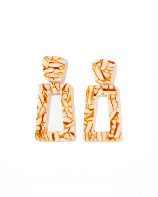 LINNY EARRINGS-KENNEDY DESERT SAND