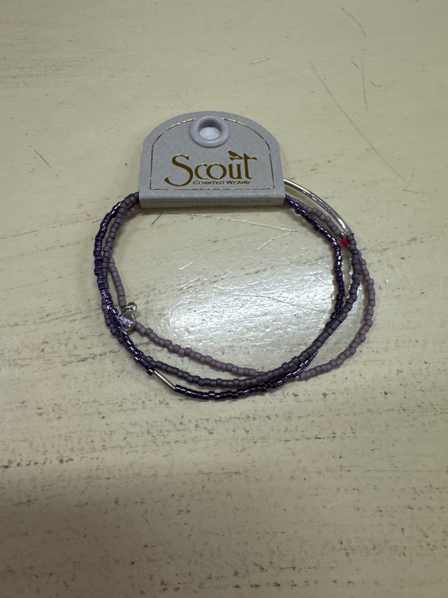 SCOUT-TONAL CHROM BRACELET -TRIO-PUR/SIL