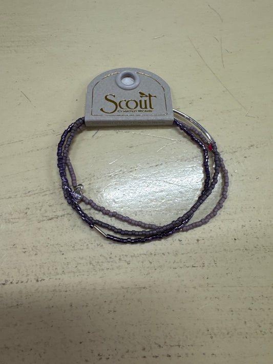 SCOUT-TONAL CHROM BRACELET -TRIO-PUR/SIL