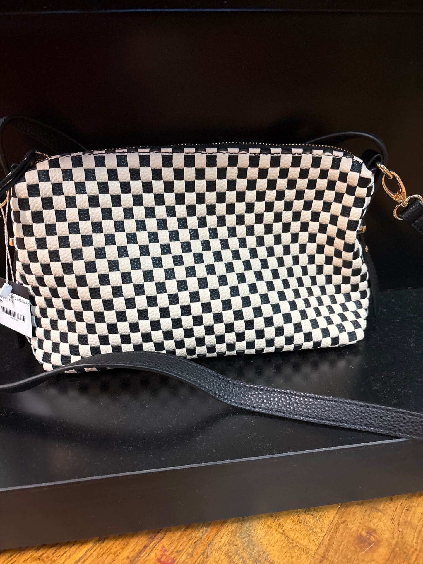ALBA CHECKERED HANDBAG-2 STRAPS