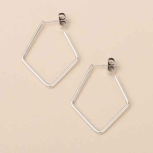 SCOUT REFINED EARRING-ORION HOOP-SILVER