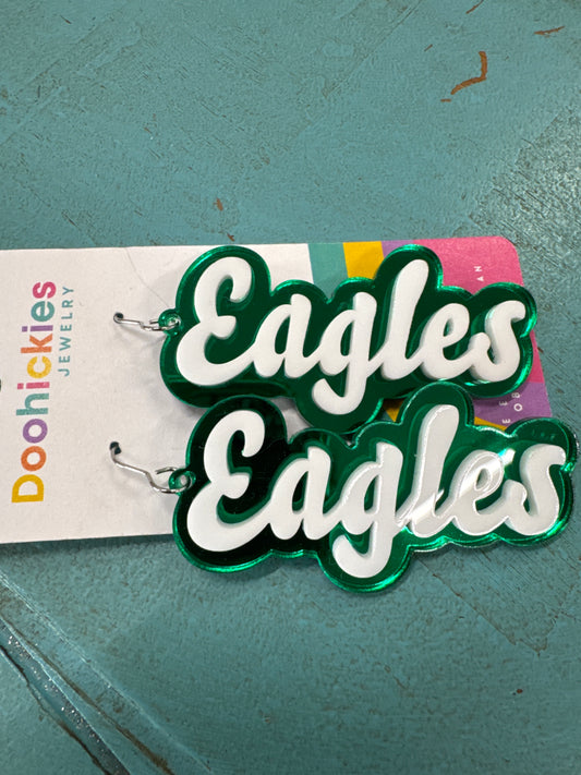 DOOHICKIES- LAYERED MASCOT EARRINGS-EAGLES