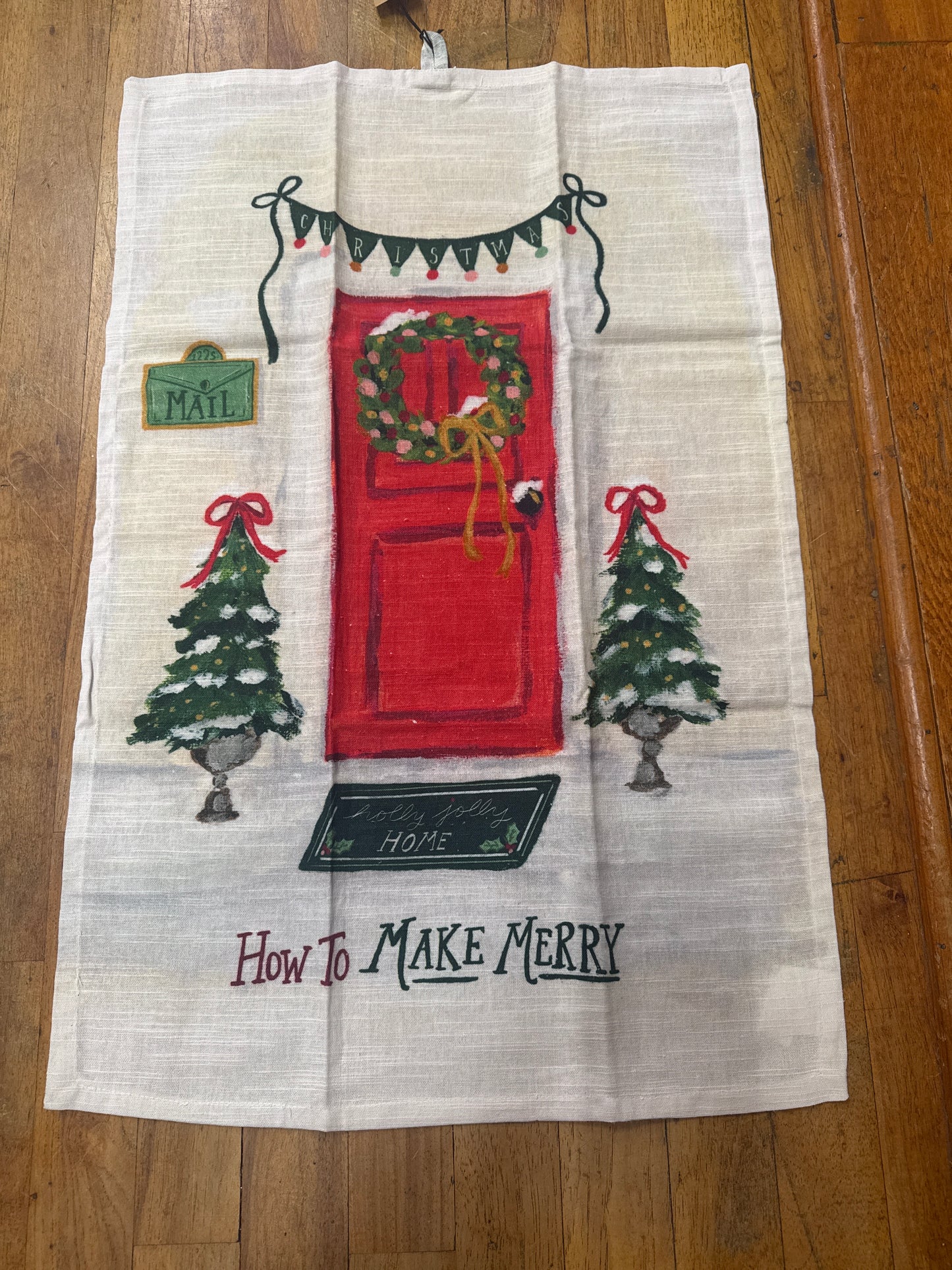 28"L x 18"W COTTON TEA TOWEL- HOME