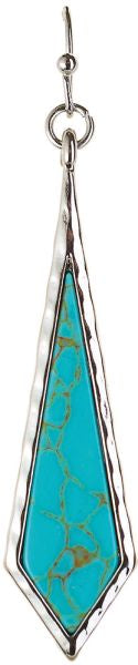 RAIN-TURQ STONE KITE EARRINNGS