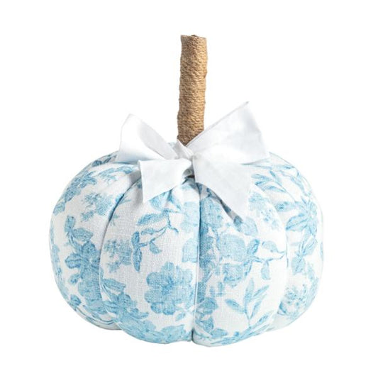 MUD PIE-SMALL FABRIC TOPIARY PUMPKIN