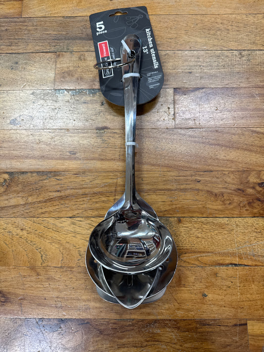 SET OF 5 UTENSILS SET- 13 IN