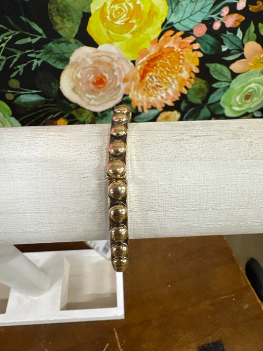 TIPI GOLD BALL STRETCH BRACELET