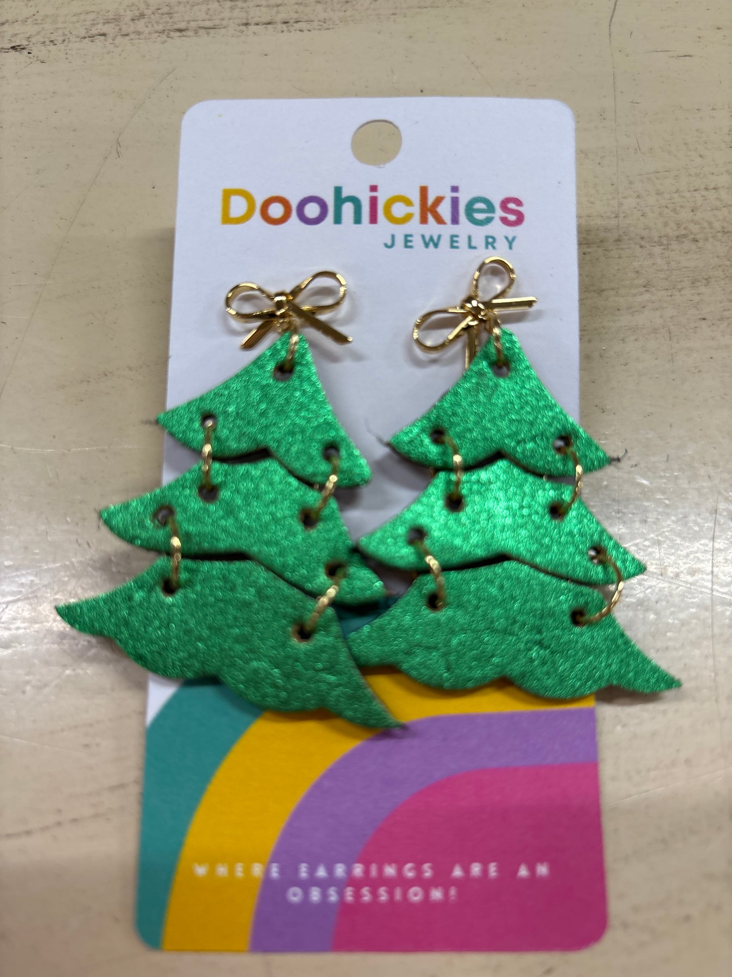 DOOHICKIES- SHIMMER TREE EARRINGS