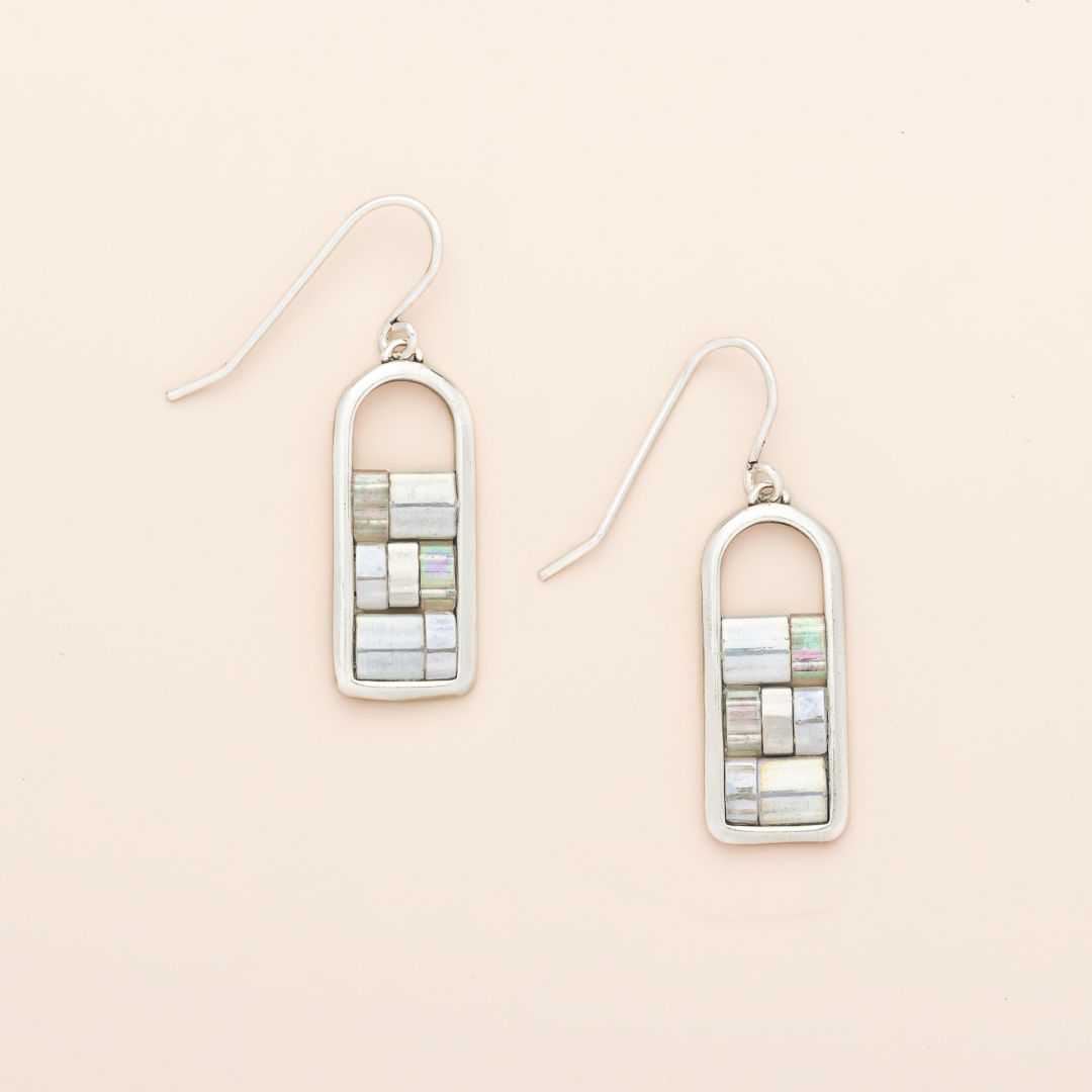 SCOUT GOOD KARMA EARRINGS/FROST/SILVER