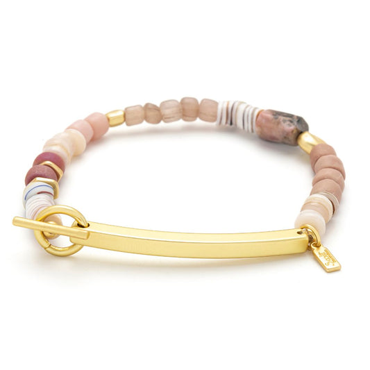 SCOUT HIDDEN MESSAGE BRACELET-LOVED-GOLD