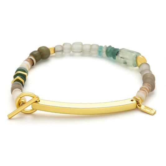 SCOUT HIDDEN MESSAGE BRACELET-UNSTOPPABLE GOLD
